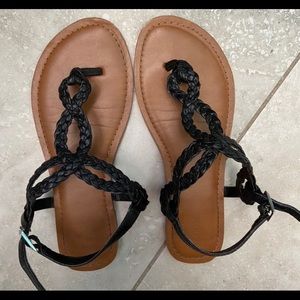 Black Target Sandals